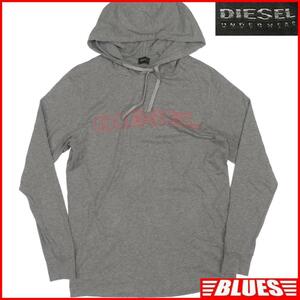 即決★DIESEL★メンズM スウェット フーディー ディーゼル グレー トレーナー カットソー パーカー 長袖