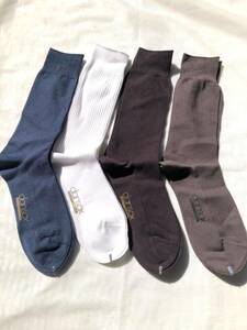 新品　DANSOX　ソックス・靴下　まとめ売り　4足組　送料230円　無地　