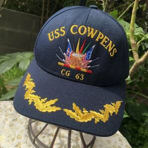 THE CORPS USA製 キャップ 帽子 USS COWPENS 美品 送料350円 の画像4