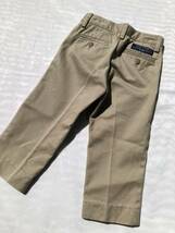 ラルフローレン　CLASSIC　POLO　CHINO　スラックス　チノパン　パンツ　美品　８０センチ　送料230円　綿100％_画像4