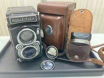 【ヴィンテージ】ROLLEIFLEX(ローライフレックス)　二眼カメラ　1:2.8　f=80mm_画像1