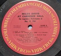 60's マイルス・デイヴィス ギル・エヴァンス (US盤 LP)/ アット・カーネギー・ホール Miles Davis At Carnegie Hall PC 8612 1961年_画像5