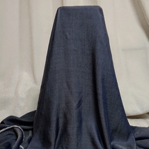 デニム産地岡山県のインディゴ染したテンセル糸使いエレガントなシャツデニム3m_画像5