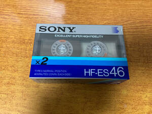 在庫7 カセットテープ SONY HF-ES 2本 00215-