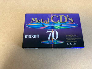 カセットテープ maxell CD's metal 1本