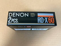 カセットテープ DENON RD-X 2本_画像3
