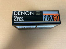 カセットテープ DENON RD-X 2本_画像5