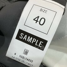 【美品】サイズ40 エヌハリウッド N．HOOLYWOOD　 22AW ステュディオス別注 カーゴパンツ 【SAMPLE品】 商品番号：8065000171695_画像4