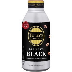 【新品】【ケース販売】伊藤園 TULLY'S COFFEE(タリーズコーヒー)BARISTA'S BLACK(バリスタズブラック) 390ml 【×4