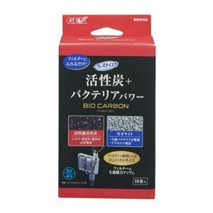【新品】（まとめ）ベストロカ バイオカーボン 10袋【×5セット】 (観賞魚/水槽用品)