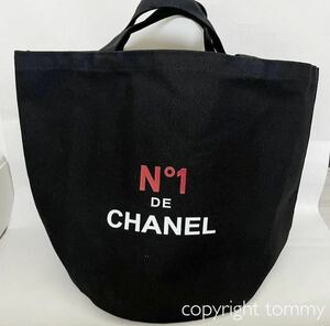 新品未使用 CHANEL シャネル エコバッグ ブラック ノベルティ バッグ カメリア 　トートバッグ ブランド 送料無料 ロゴ バケツ型