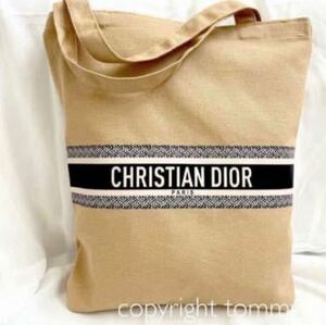新品 Dior ディオール バッグ レディース ノベルティリビエラ 2023 ロゴ ブランド メンズ エコバッグ キャンバス トートバッグ 