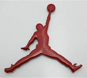 NBA バスケ バスケットボール 飾り Air Jordan アルミ エア ジョーダン ジャンプマン カー ステッカー レッド