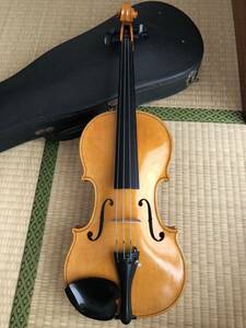 チェコ 個人製作 フルサイズ バイオリン 4/4 虎杢 ヴァイオリン ケース付き 