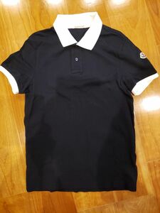 【未使用】モンクレール　MONCLER　ポロシャツ　半袖　ブラック　size S