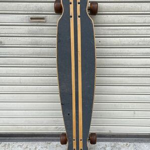 N379 BULLDOG ロングボード 全長:約106.5cm スケボー ロンスケ スケートボード Bulldog Skate ブルドッグ スケート BDSの画像1