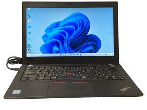 Lenovo ThinkPad X280 ／Core i5-8350U（第8世代）／8GB／SSD 256GB／12.5型 FHD(1920×1080) ノングレア ／Windows11 Pro／送料無料