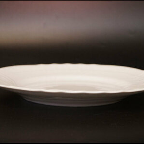 1395-リチャードジノリ◆ベッキオホワイト プレート 3枚 19.5cm ケーキ皿 デザート皿 食器 Richard Ginoriの画像2