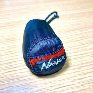 【新品】ナンガ　NANGA ポケッタブルエコバッグ　ブラック