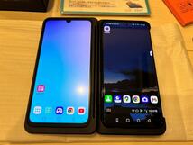 新品同様 LG G8X ThinQ SoftBank SIMロック解除済み オーロラブラック 6GB 64GB 901LG SIMフリー　デュアルスクリーン付き_画像2