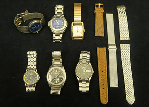 中古 腕時計 (2) メンズ ウォッチ SEIKO セイコー 7019-7040 4823-8110 KING QUARTZ CITIZEN RADO CASIO 6本まとめて ジャンク扱い