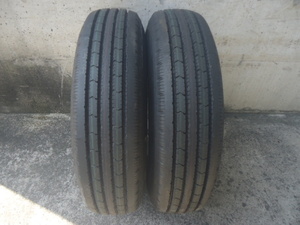 BS 215/85R16バリ山タイヤ/RAEA T16×5 1/2KFホイール付　2本セット　デュトロ　ダイナ