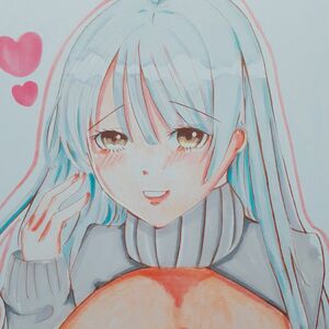 オリジナル手描きイラスト 女の子