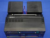 SONY CFS-W600 (B) W.キッド TV/FM/AM ３バンド ステレオダブルカセットレコーダー ソニー 昭和レトロ ラジカセ 動作品_画像8