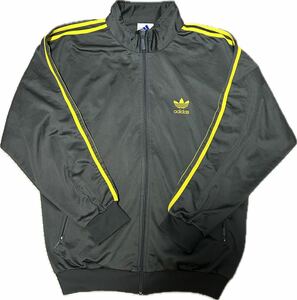 adidas ジャケット ジャージ 青 黄色 ファイヤーバード ヴィンテージ トラックジャケット　90s