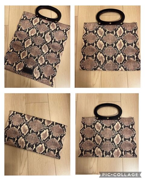 Kate Spade ケイトスペード パイソン柄4Way バッグ 蛇柄 ヘビ年