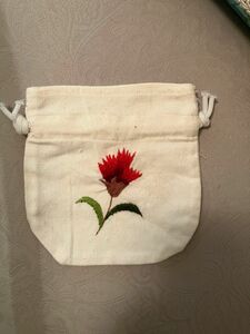 インドのハンドメイド　巾着④