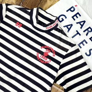 パーリーゲイツ　ハイネック 6 モックシャツ　メンズ　半袖　シャツ　ストレッチ　モックネック　PEARLYGATES 正規品　本物