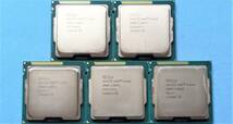 INTEL CPU 　5個まとめて　Core i3-3220 　3.30GHZ 　2C/4T　FCLGA1155 　SR0RG 　中古動作確認済み_画像1