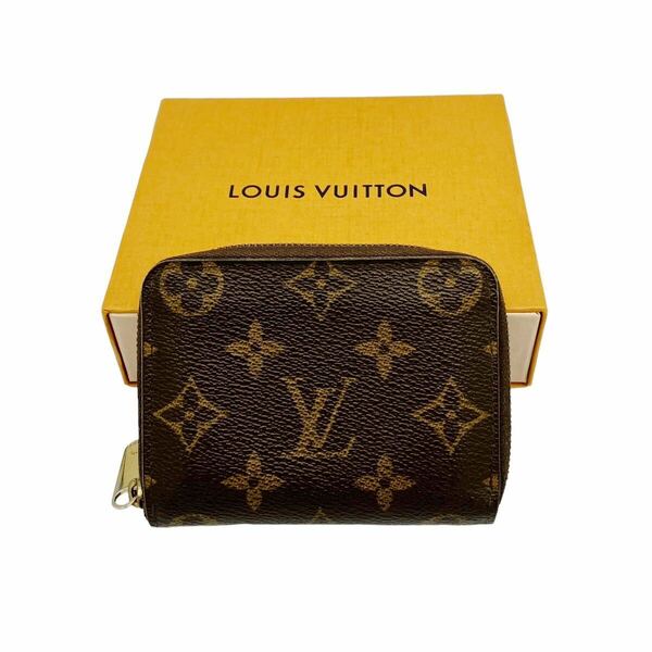 【美品】ルイヴィトン LOUIS VUITTON M60067 モノグラム ジッピーコインパース コインケース 小銭入れ ブラウン