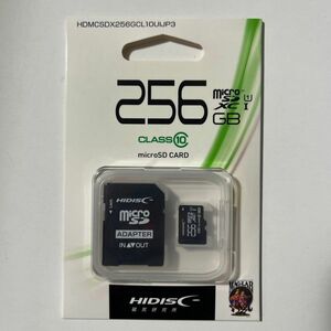 HIDISC micro SDXC 256GB SDアダプタ付 マイクロSDカード