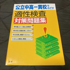 未使用 美品 公立中高一貫校をめざす適性検査対策問題集 作文対策 聞き取り問題対策 CD付き 若泉敏