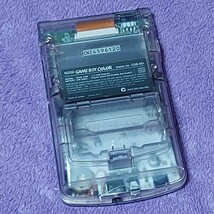 箱説付 任天堂 ゲームボーイカラー クリアパープル Nintendo GBC ニンテンドー ゲームボーイ COLOR 説明書　起動確認済み_画像4