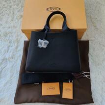 TOD’S トッズ T タイムレス レザートートバッグ トッズショルダーバッグ #543239_画像1