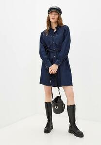 ★新品未使用/DIESEL/価格35200円★ダグ付 レディースDIESEL ウォッシュ デニム ワンピース インディゴブルー XS