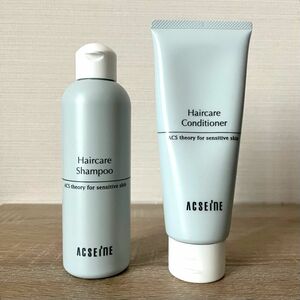 【ACSEINE】アクセーヌ ヘアケア シャンプー ボトル 210ml + ヘアケア コンディショナー 150g