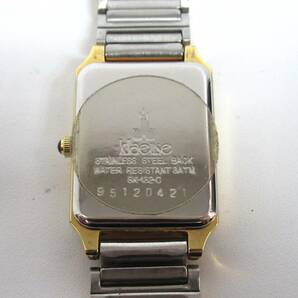 １円★中古 稼働品【klaeuse】クロイゼ K24 5Pダイヤ インゴット クォーツ 腕時計の画像6