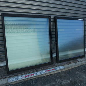 在庫品 アルミサッシ LowE 型 ペアガラス LIXIL サーモスL 引違い窓 15709 (16009) ブラック 換気ブレス付の画像5