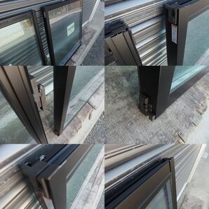 在庫品 アルミサッシ LowE 型 ペアガラス LIXIL サーモスL 引違い窓 15709 (16009) ブラック 換気ブレス付の画像7