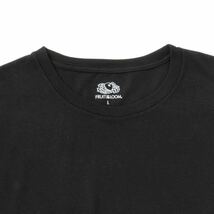 新品　FRUIT OF THE LOOM 3P フルーツオブザルーム　無地　Tシャツ　3枚セット サイズL 送料無料_画像9