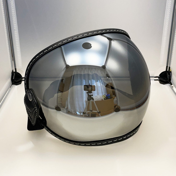 【新品】ヘルメット用バブルシールド|ミラー