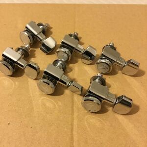 フェンダー純正　ロックペグ　FENDER LOCKING TUNERS６連　中古