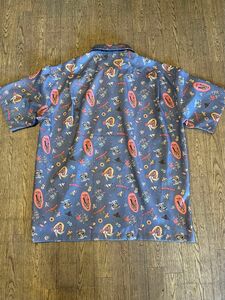 メキシカンUSED古着☆メキシカン柄メキシコ半袖 シャツ SIZE L