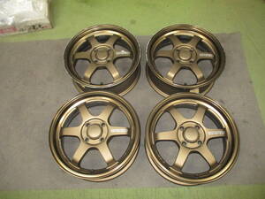 VOLK RACING TE37 KCR ブロンズ 15X5.5J PCD100/4H OFF45 L880Kコペンに使用