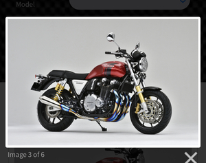 CB1100RS SC65 OVER RACING オーバーレーシング　 4-2 フルチタンメガホンマフラー　(製品番号 25-182-11)