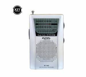  free shipping BC-R60 pocket portable radio AM FM Mini built-in speaker headphone Jack 